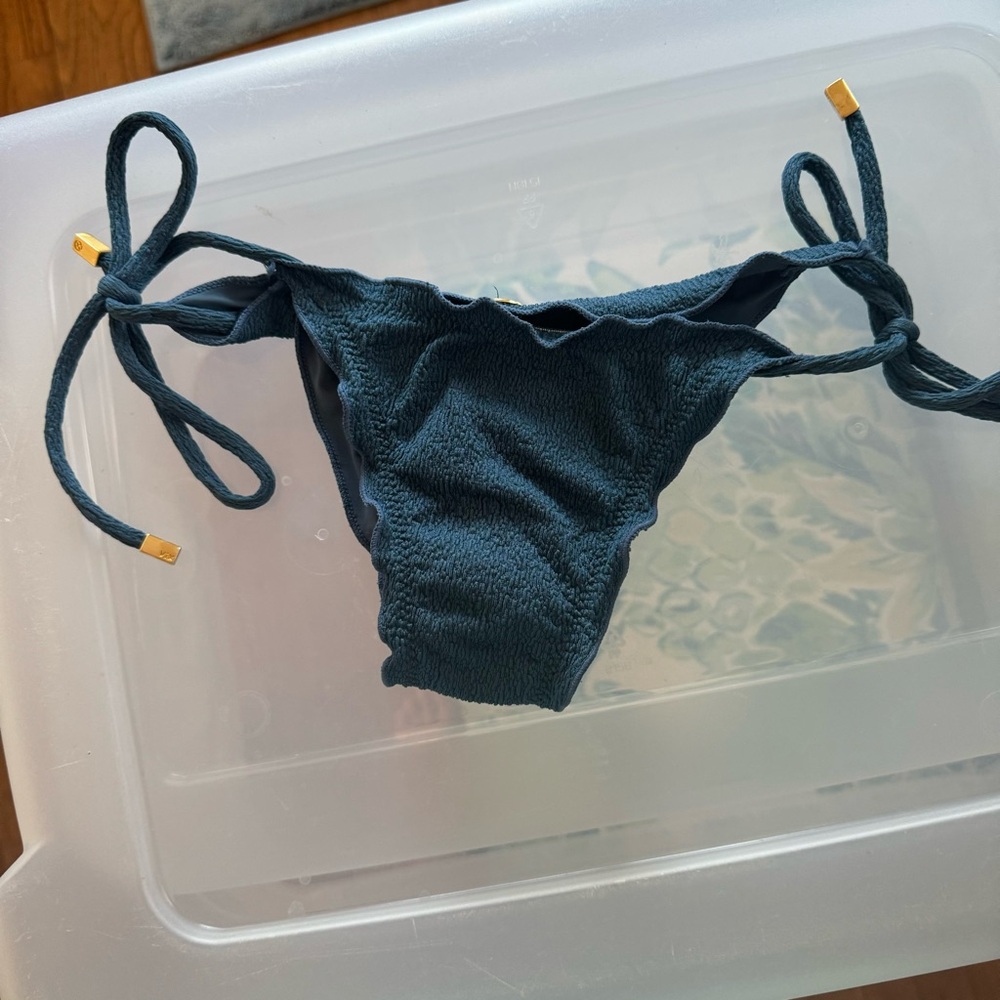 VIX Blue Bikini Bottoms Small